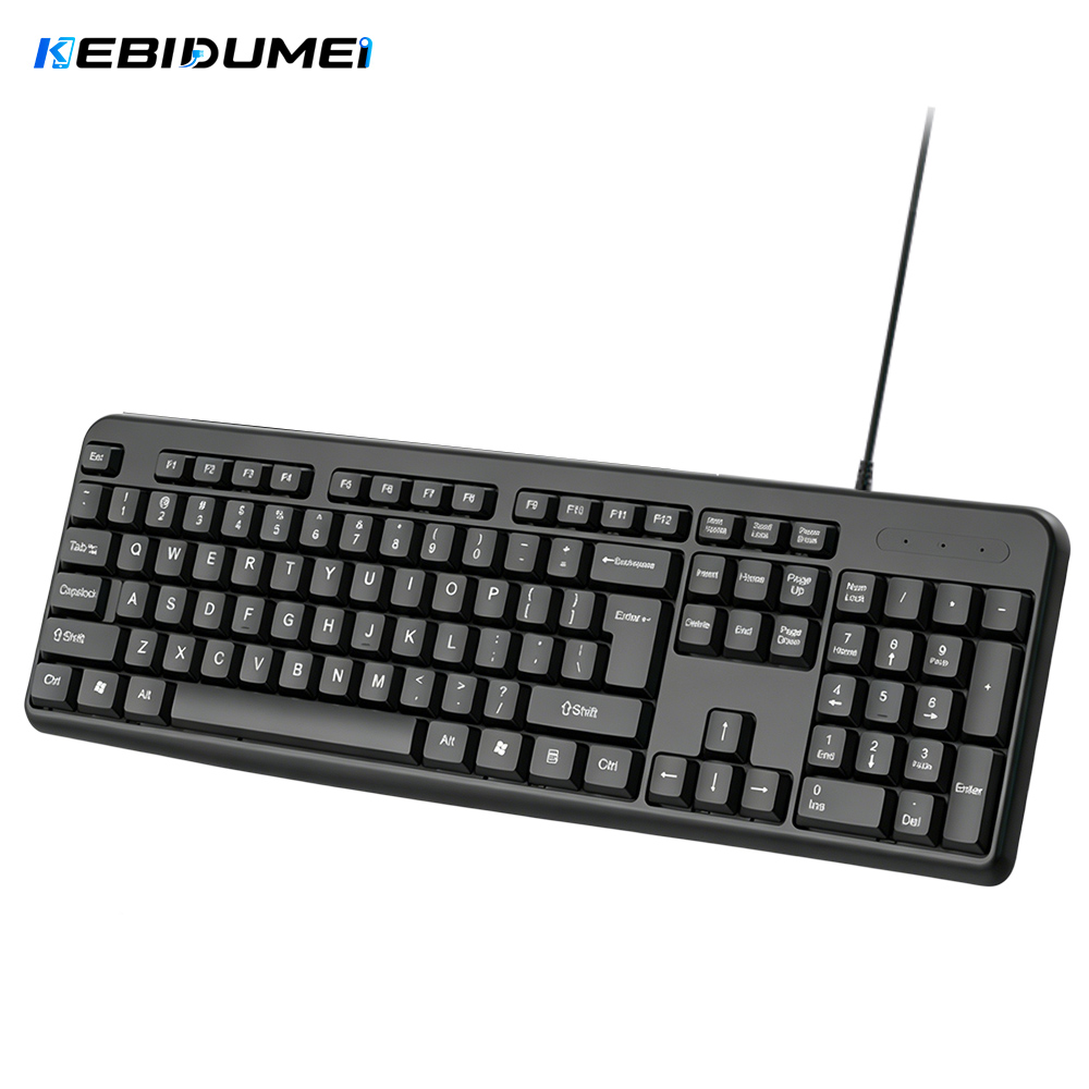Android Tablet Gaming Accessories - Teclado USB com fio KEBIDUMEI, 104