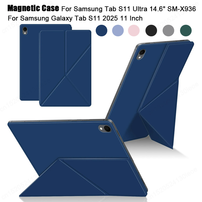 Magnetic Case Smart - Capa de livro inteligente para samsung
