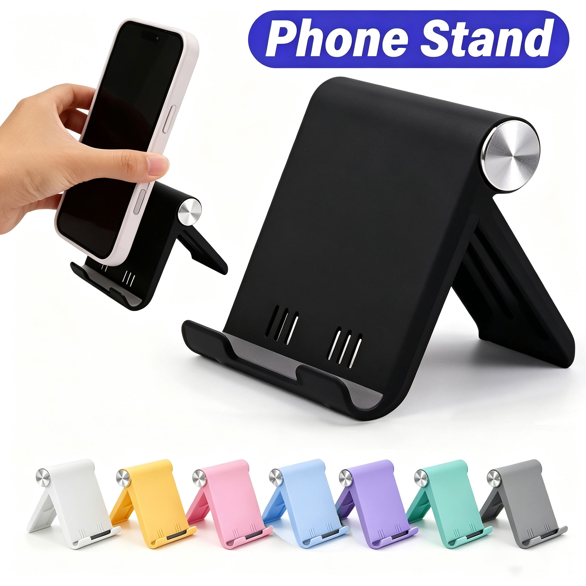 Tablet Stand Accessories - Suporte de Telefone Dobrável 2 Peças,