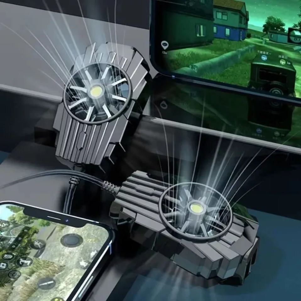 Android Tablet Gaming Accessories - Mini radiador portátil com clipe traseiro