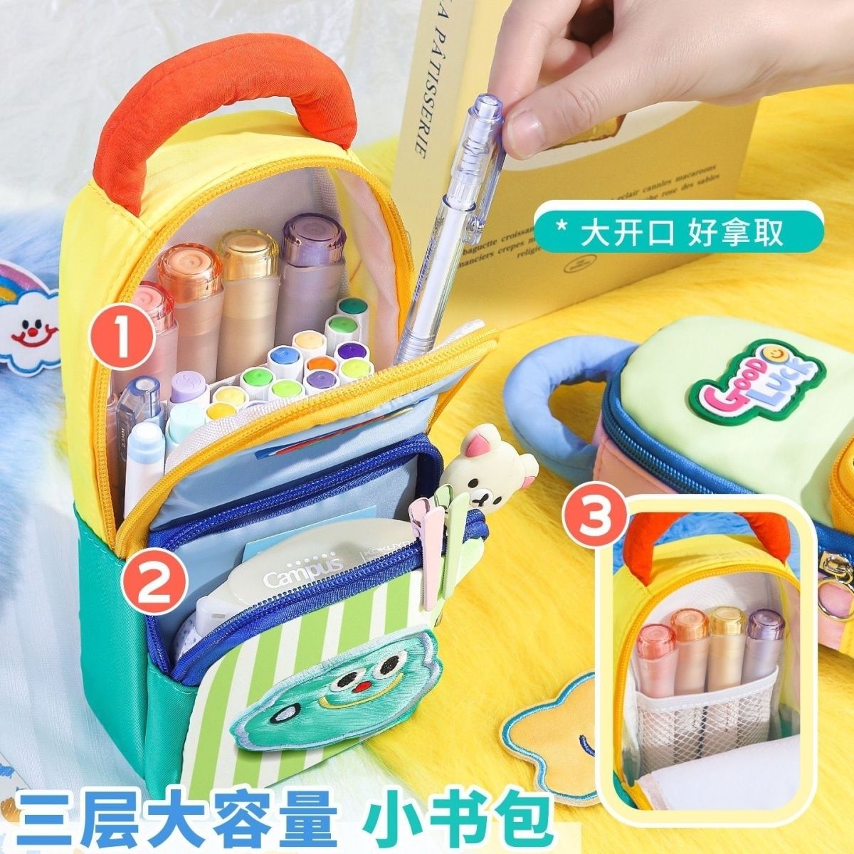 Estojo de lápis 3d kawaii, gra - Case With Pencil Holder avaliação e preço