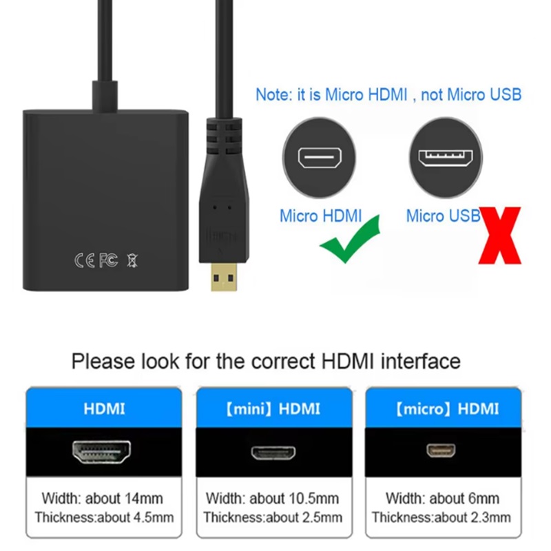 Adaptador de cabo de vídeo Mic - Hdmi Adapter Tablet avaliação e preço
