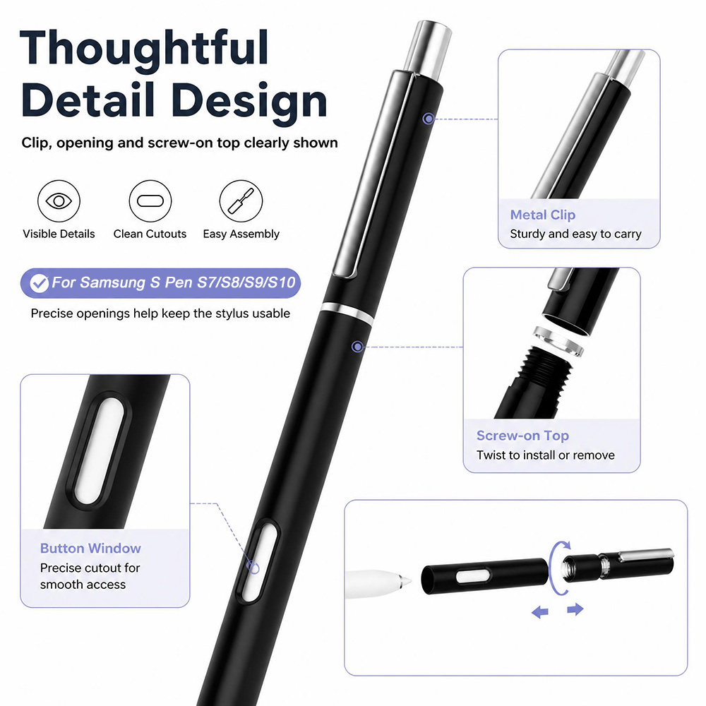 Novo Estojo para Caneta S Pen  - Samsung Tablet With Accessories avaliação e preço