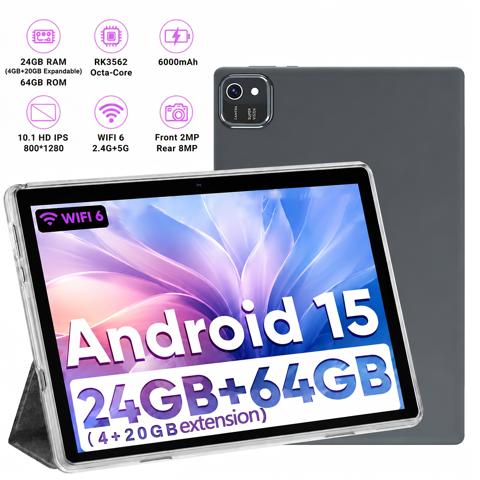 Tablet Android 15 2-em-1 de 10 - Ram Tablet Accessories avaliação e preço